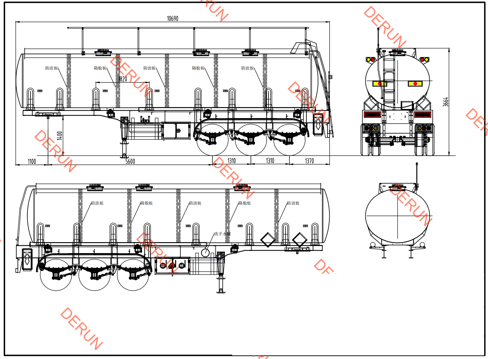 Gambar 30 Trailer Semi Minyak Tank Semi Minyak CBM