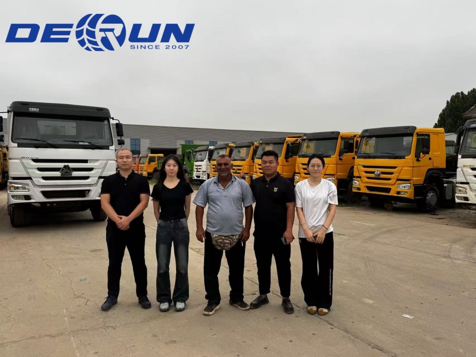 Customer Senegal teka kanggo ngunjungi pabrik truk sing digunakake