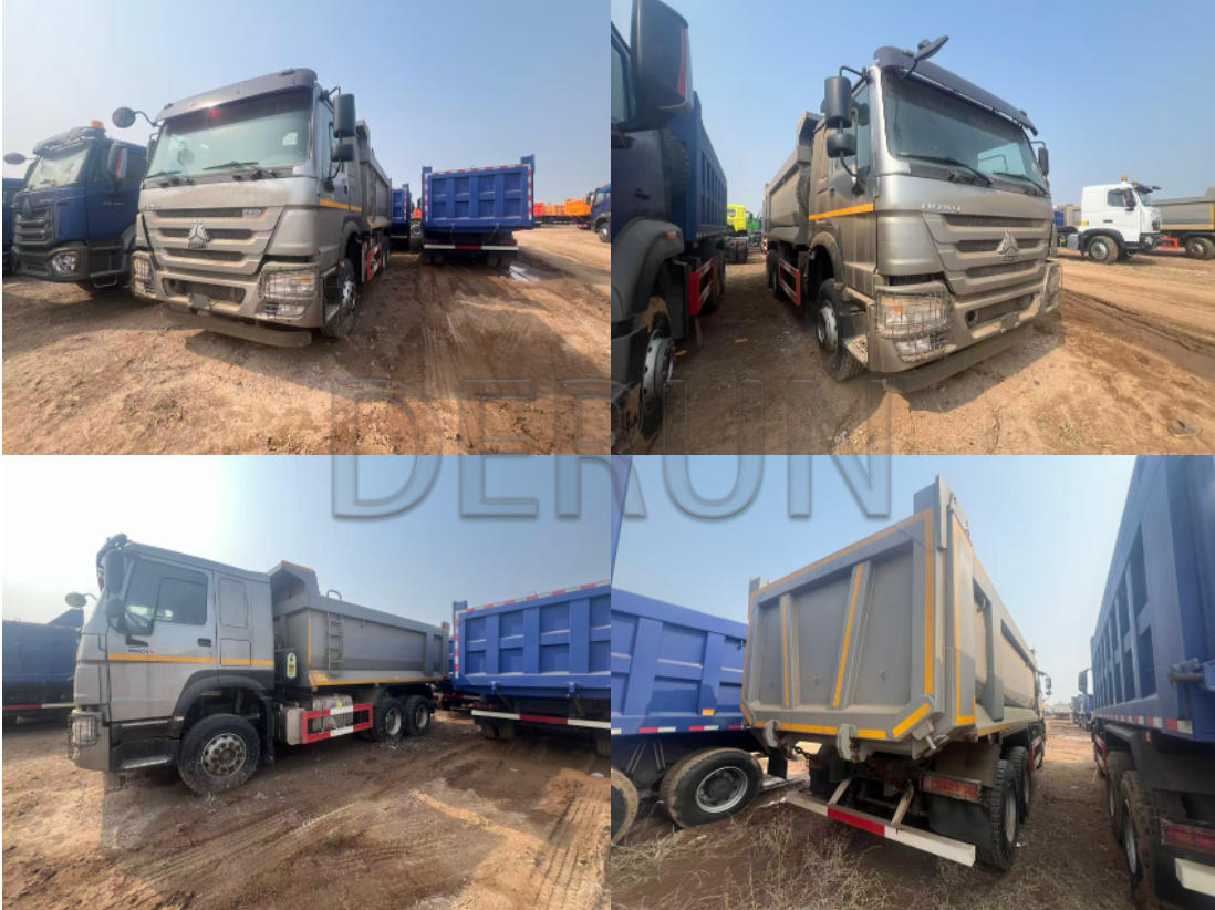 SINOTRUK HOWO 6x4 Dump truck Kasil dikirim menyang Aljazair