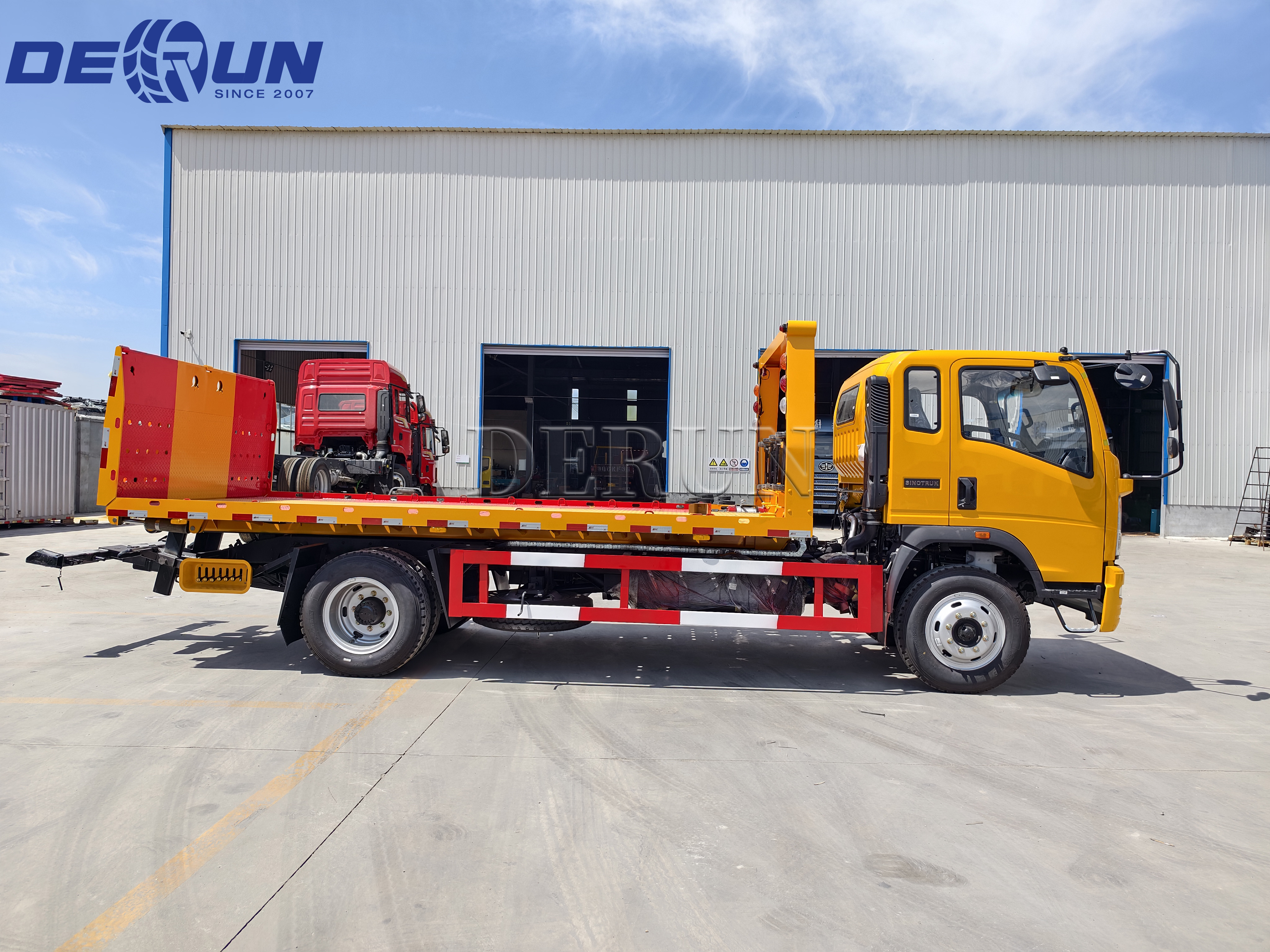 Sinotruk HOWO 4x2 Wrecker Truck bakal dikirim menyang Nikaragua