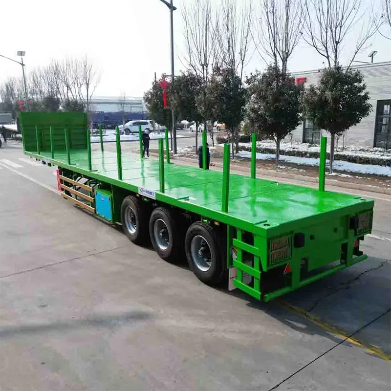 40 ft Trailer Semiform sing dirancang kanggo Asia Tengah