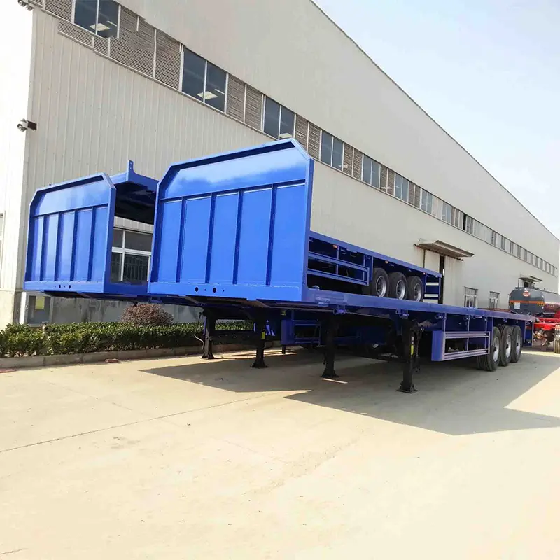 Trailer Semi Derun sing dicampur karo papan ngarep