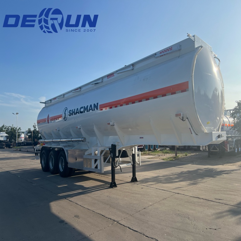 Trailer minyak derun tri-axle tank semi