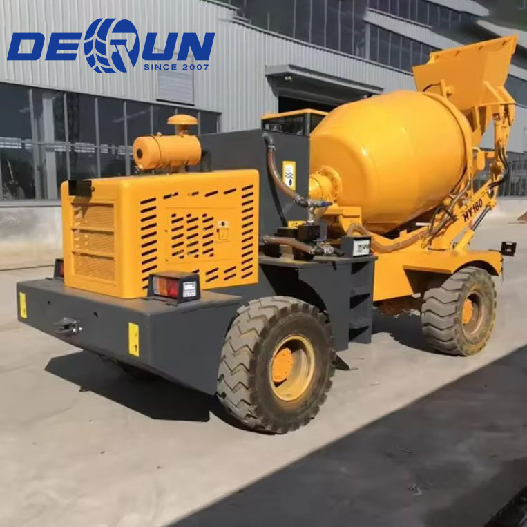 Luzun 3CBM Loading Truk Cahaya Cahya Konkrit Kanthi Drum Rotary
