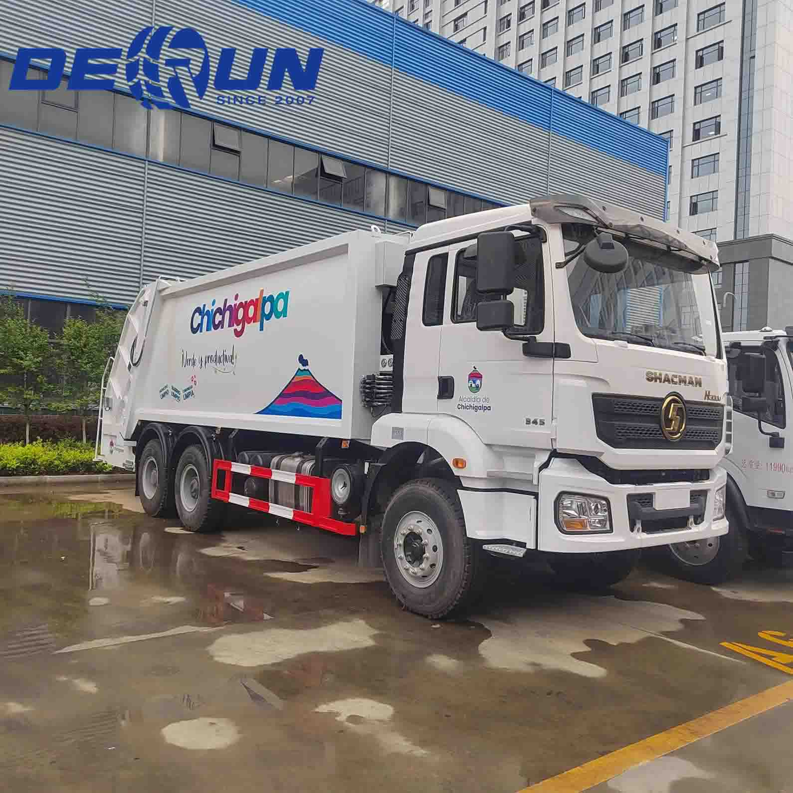 Shacman 6x4 Truk uwuh Compactor