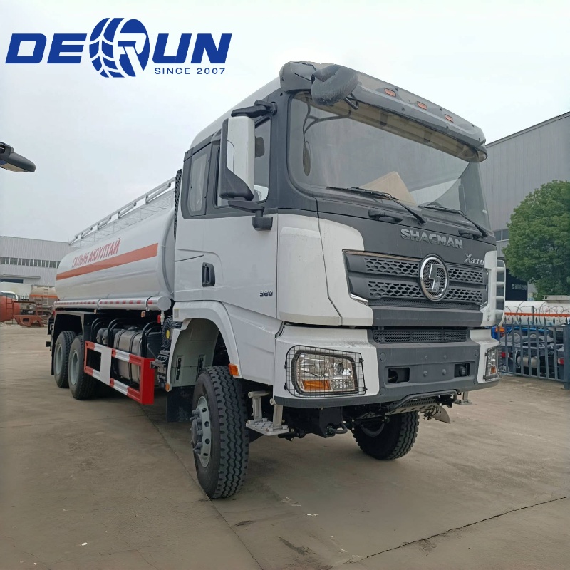Shacman x3000 6x4 truk minyak wesi aluminium