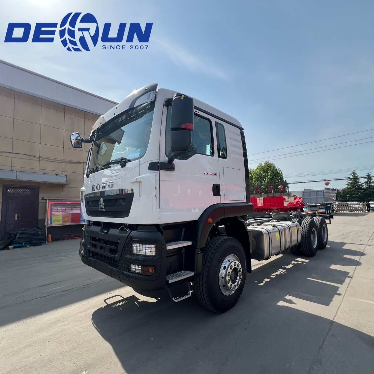 SinTruk Howo 6x4 TX Cargo Chassis Truk kanggo Ethiopia