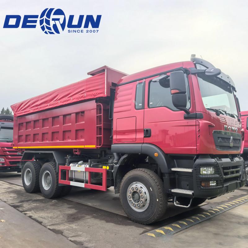 SinTruk Howo TX 6x4 336HP Truk Dump Kanggo Ethiopia & Djibouti