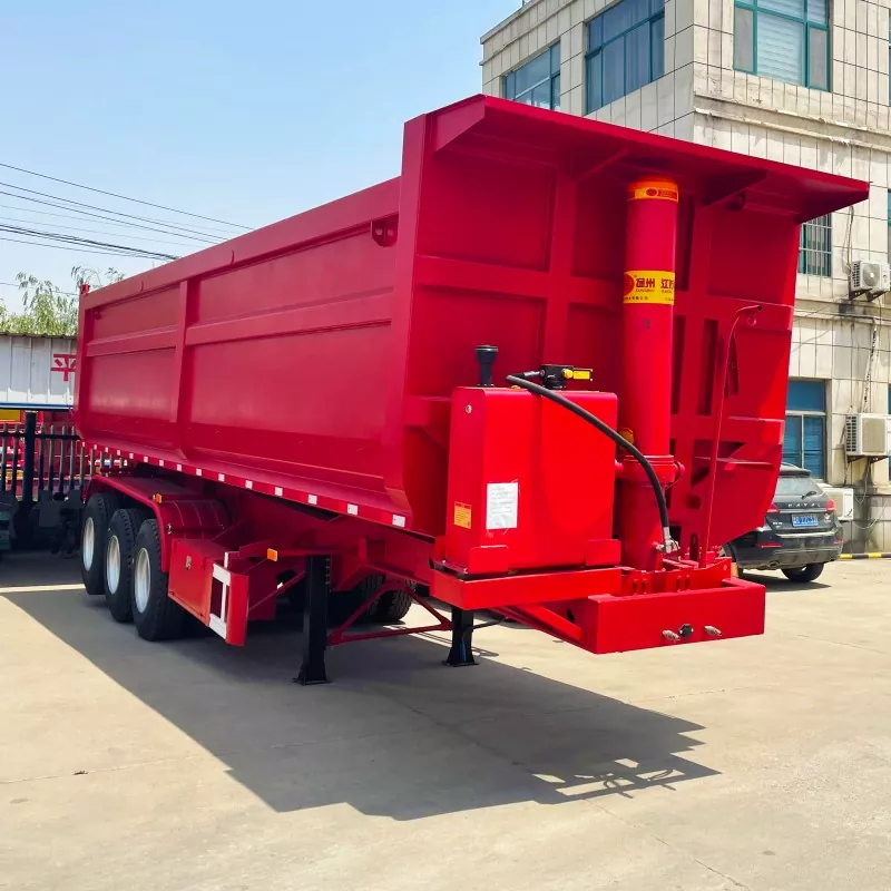 Tri Axle Rear Dump Semi Trailer